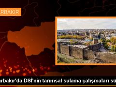 Diyarbakır’da DSİ’nin tarımsal sulama çalışmaları sürüyor