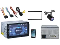 Kingwin Opel Corsa Astra Zarifa Antara Oto Double Teyp Çerçeveli, Park Kamerası Mp5 Bluetooth Usb Sd