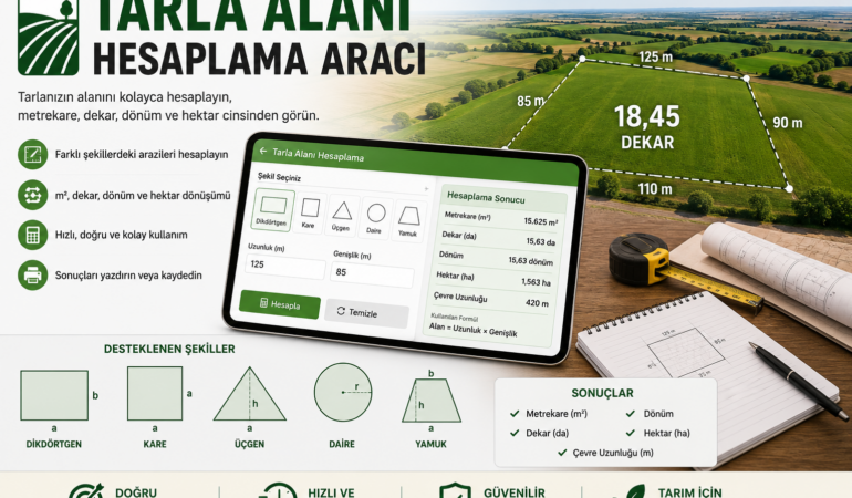 Tarla Alanı Hesaplama Aracı